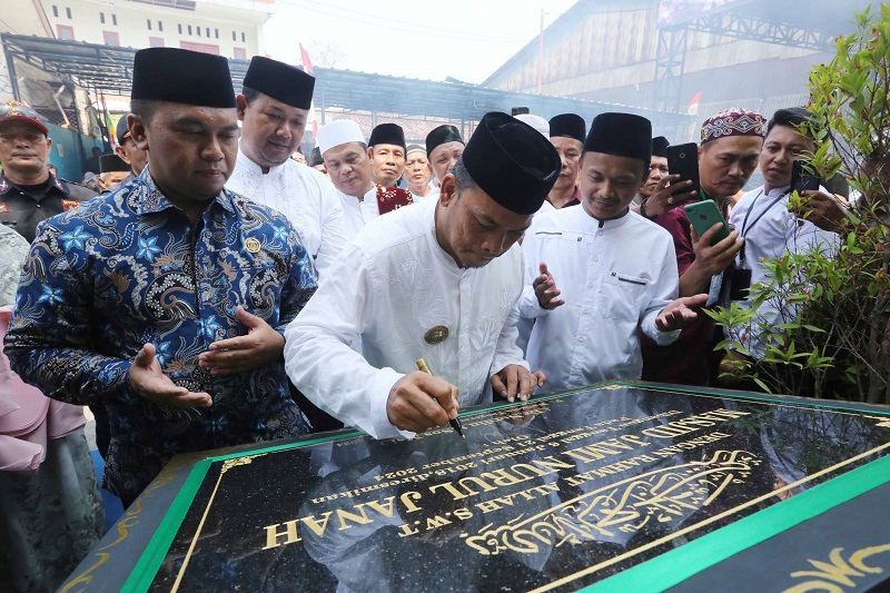 Pj Walikota Tangerang Resmikan Masjid Jami Nurul Jannah