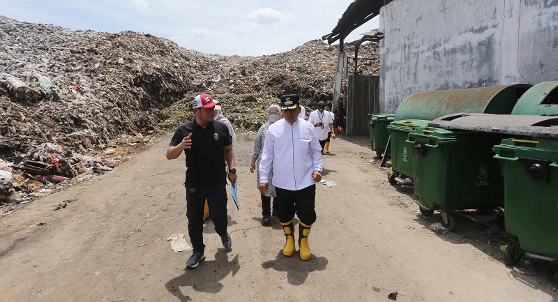 Pj Walikota Tangerang Tinjau Perbaikan TPA Rawa Kucing