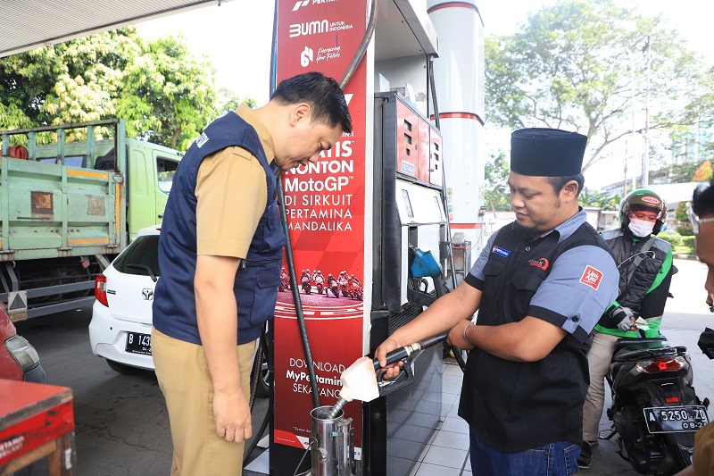 Jelang Nataru, Pemkot Tangerang Uji Tera SPBU