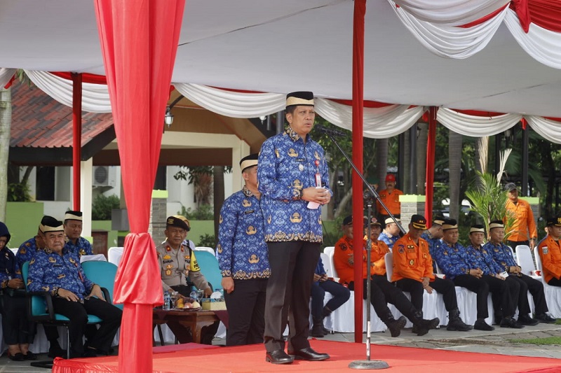 Pj Bupati Tangerang Apel Kesiapsiagaan Bencana 2024