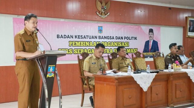 Kesbangpol Serang Gelar Pembinaan untuk Organisasi Wartawan