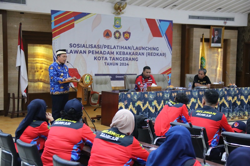 Pemkot Tangerang Luncurkan Relawan Pemadam Kebakaran