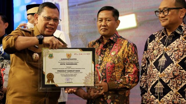 Pemkot Tangerang Diganjar Predikat Sangat Baik dalam Penglolaan Keuangan