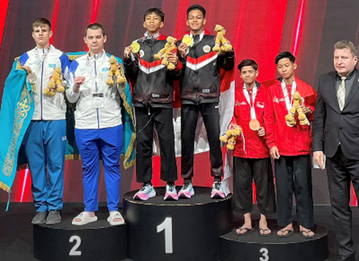 Dua Atlet Kota Tangerang Raih Emas Pencak Silat Remaja di Abu Dhabi