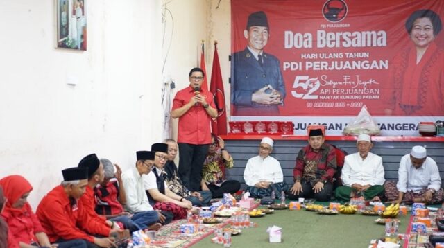 Maryono Hasan Ajak Kader PDI-P Jaga Semangat dan Integritas