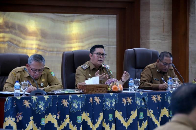 Wakil Walikota Tangerang Maryono Pimpin Rapat Evaluasi