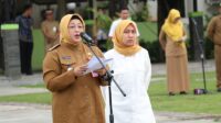 Wabup Tangerang Intan Nurul Hikmah Pimpin Apel Perdana