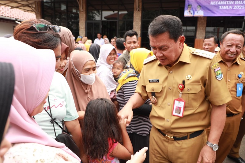 Bupati Tangerang Tinjau GPM di Balaraja, 5.900 Paket Sembako Dijual Murah