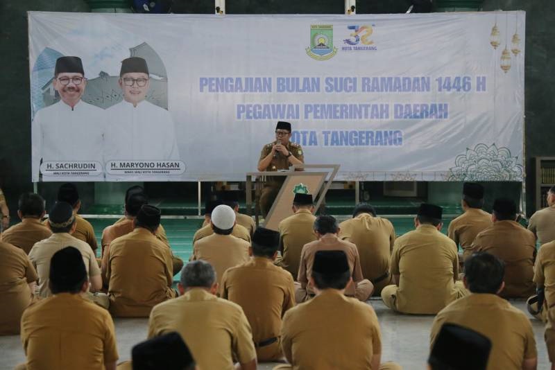 Hadiri Pengajian Ramadan, Maryono Ingatkan ASN Jaga Pelayanan Prima