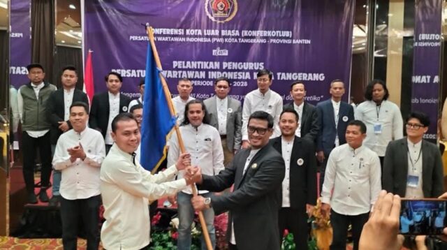 Pengurus PWI Kota Tangerang Periode 2025 - 2026 Resmi Dilantik