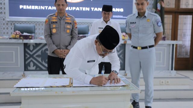 Pemkot Tangerang Teken MoU TACS, Klaim Santunan Lakalantas Dipercepat