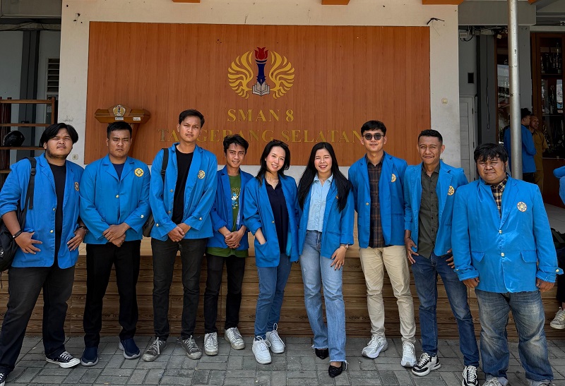 Mahasiswa Hukum Unpam Gelar PKM Bertema Antibullying di SMAN 8 Tangsel