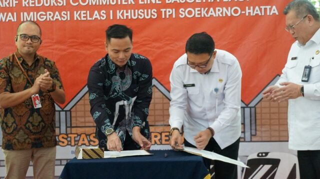 Imigrasi Soetta Teken MoU dengan KAI Commuter, Pegawai Nikmati Tarif Khusus