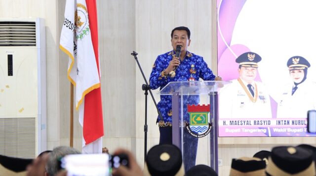 Bupati Tangerang Kukuhkan Anggota BPD dan Lantik Pengurus PABPDSI