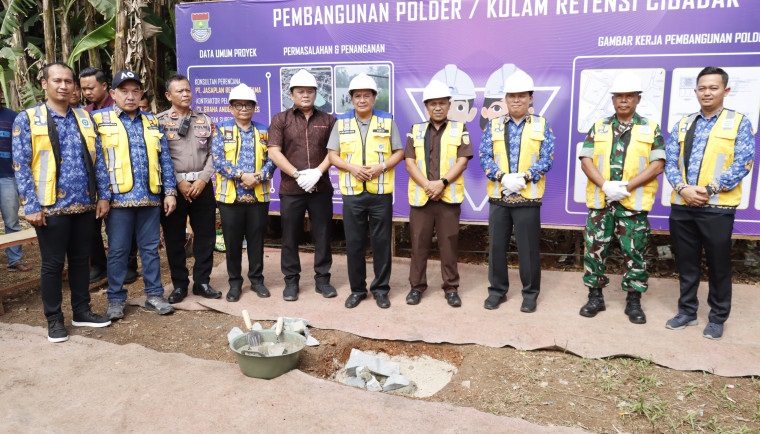 Bupati Tangerang Resmikan Polder Cibadak untuk Atasi Banjir