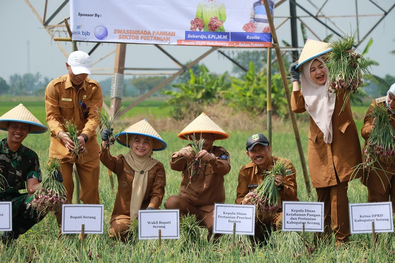 Ratu Zakiyah Ajak Petani Perkuat Produksi Pangan