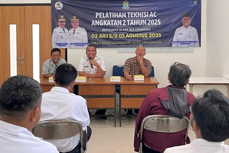 Cetak Tenaga Terampil, BLK Kota Tangerang Gelar Pelatihan Teknisi AC