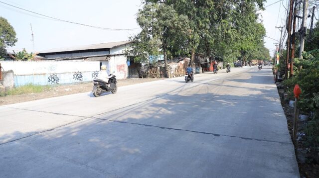 40 Ruas Jalan di Kota Tangerang Rampung Direkonstruksi