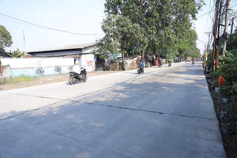 40 Ruas Jalan di Kota Tangerang Rampung Direkonstruksi