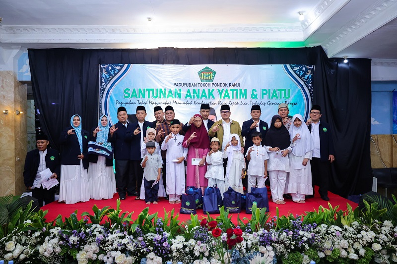 Pilar Ajak Warga Tangsel Jaga Empati lewat Santunan Anak Yatim
