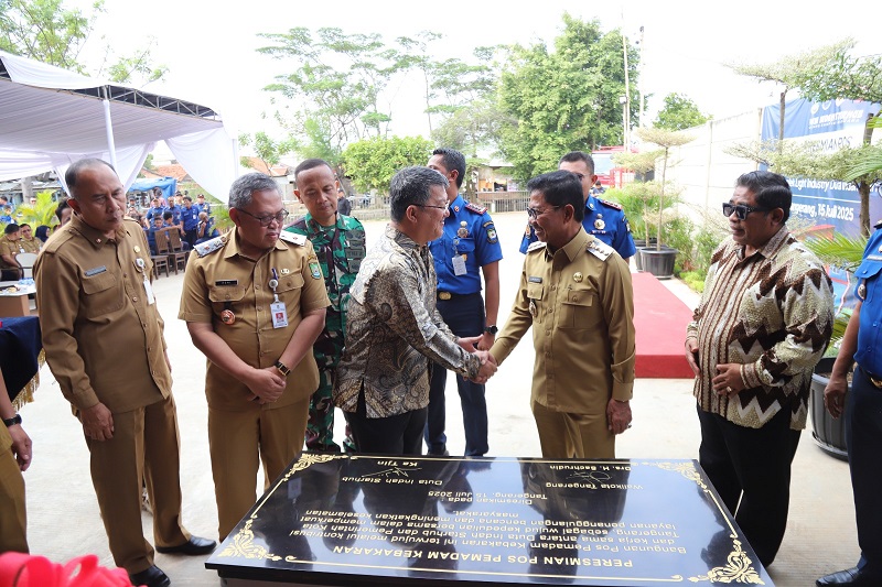 Pemkot Tangerang Resmikan Pos Damkar Belendung