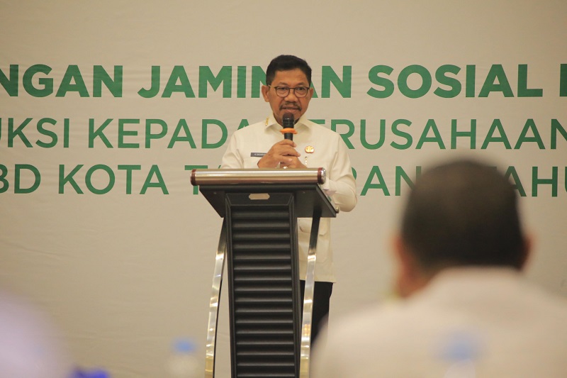 Sachrudin Minta Pekerja Konstruksi Wajib Ikut BPJS Ketenagakerjaan