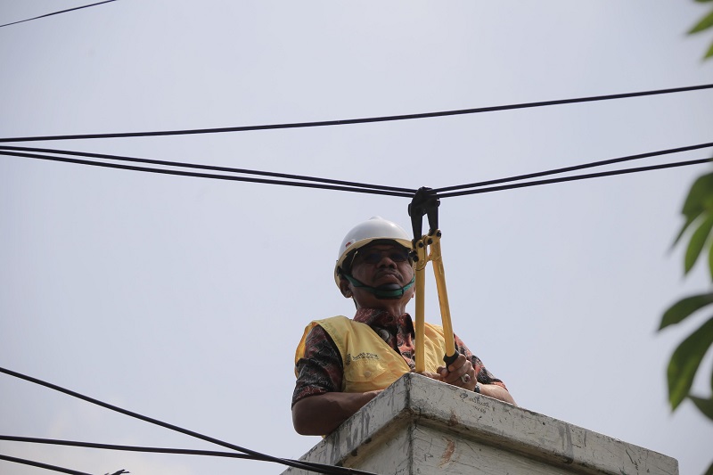 Kabel Semrawut Ditata, Pemkot Tangerang Gunakan Sistem Bawah Tanah