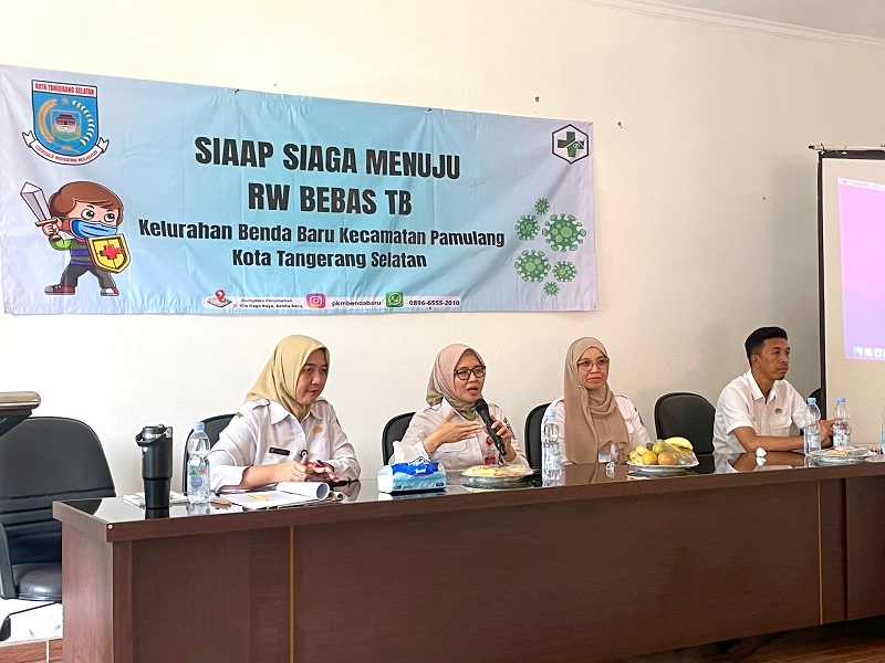 Dinkes Tangsel Deklarasikan Tiga RW Bebas TBC di Pamulang