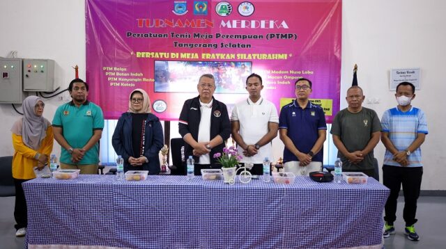 Pemkot Tangsel Dukung Turnamen Tenis Meja Perempuan