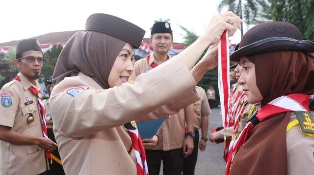 Bentuk Karakter Anak, Bupati Serang Kukuhkan 292 Pramuka Garuda