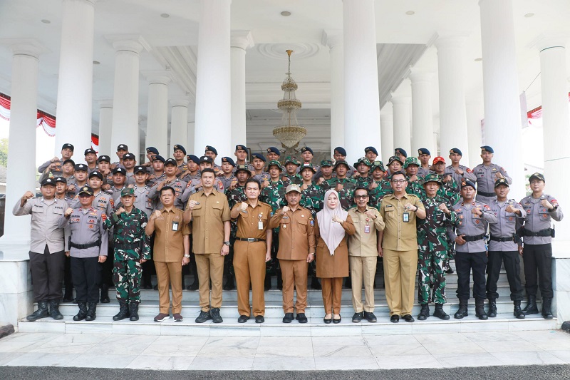 Wabup Najib Buka Latihan Gabungan Paskibraka 2025