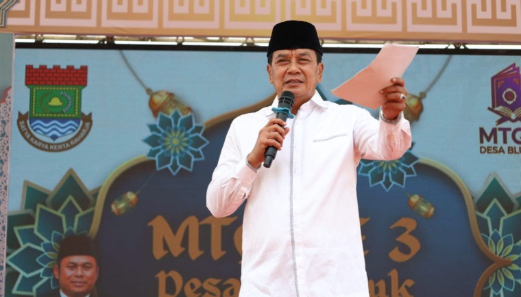 Bupati Tangerang Buka MTQ ke-3 Desa Blukbuk Kronjo