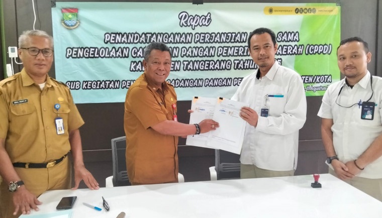 DPKP dan Bulog Kerja Sama Kelola 200 Ton Cadangan Pangan