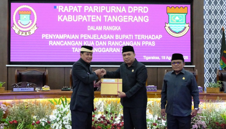 DPRD Tangerang Gelar Paripurna Penyampaian Rancangan KUA-PPAS 2026