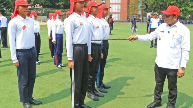 Maryono Berikan Semangat Capaska Kota Tangerang Saat Latihan