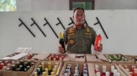 Satpol PP Kota Tangerang Sita 173 Botol Miras