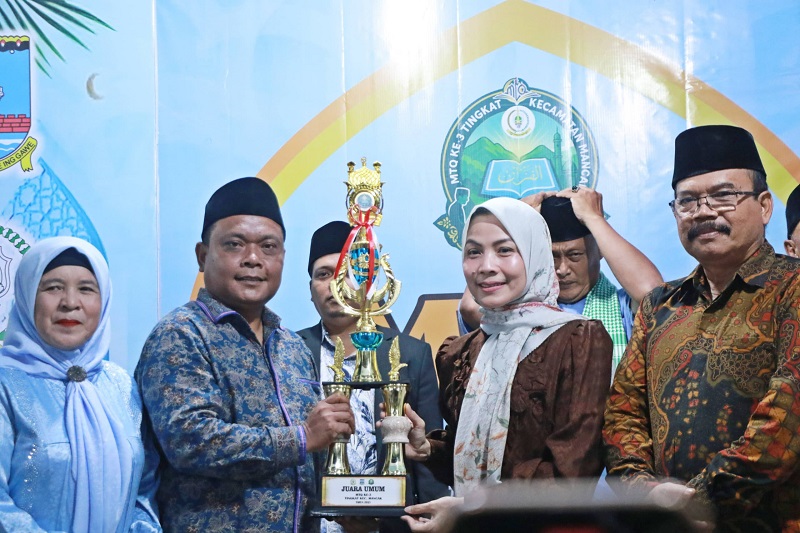 Bupati Serang Secara Resmi Menutup Acara MTQ Mancak