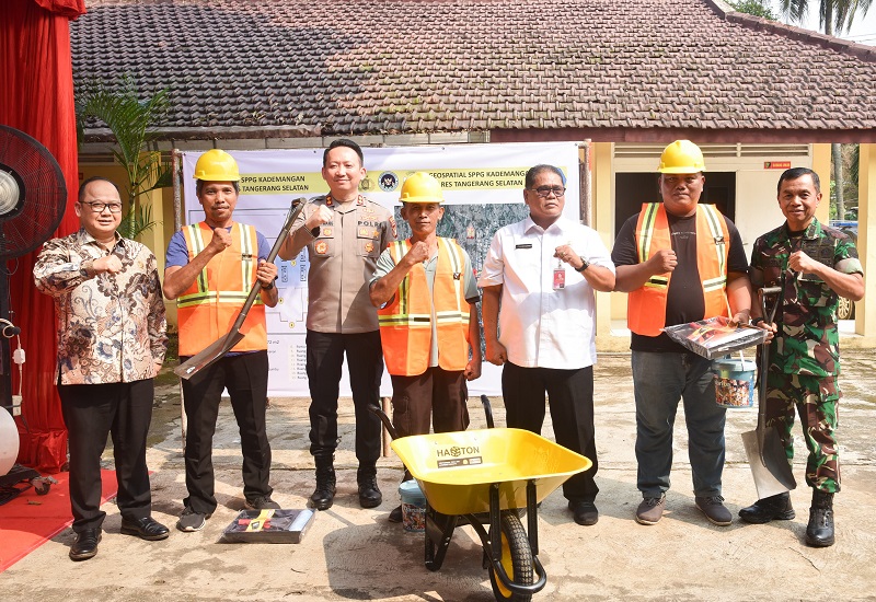 Pemkot Tangsel Dukung Penuh Pembangunan Pusat Gizi oleh Polres Tangsel