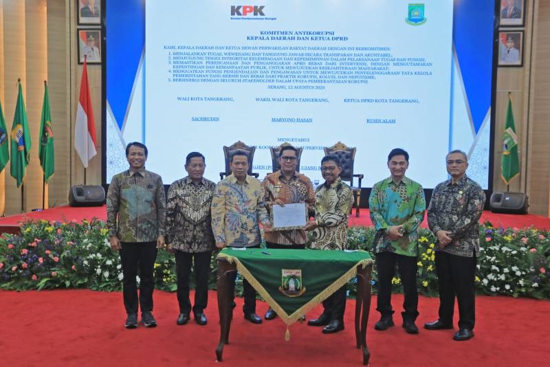 Pemkot Tangerang dan KPK Sepakat Perkuat Antikorupsi