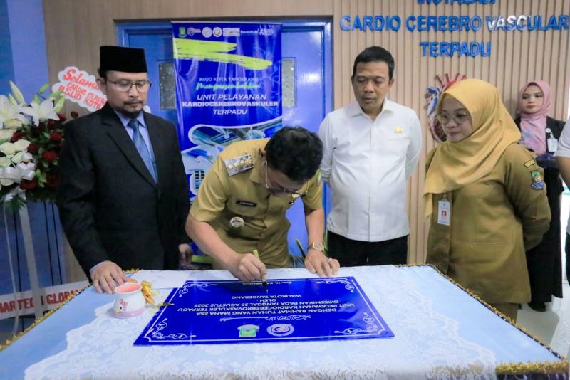 Walikota Sachrudin Resmikan Cathlab Kardio Cerebro Vaskular, Layanan Jantung dan Stroke Kini Lebih Cepat