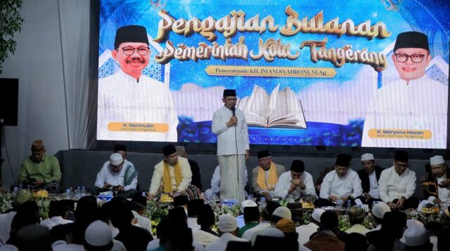 Dari Pengajian Bulanan, Wali Kota Tangerang Ajak Warga Jaga Kebersihan