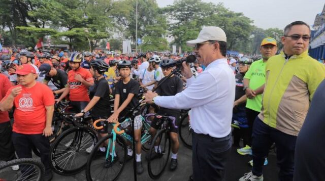 Ribuan Warga Ikut Gowes Kemerdekaan di Kota Tangerang