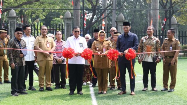 Wabup Tangerang dan Dirjen PAUD Resmikan Revitalisasi Lapangan Islamic Village
