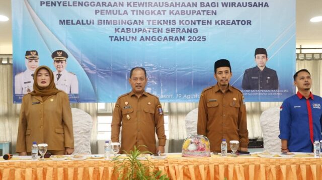 Buka Bimtek, Wabup Serang Dorong Setiap Desa Punya Konten Kreator