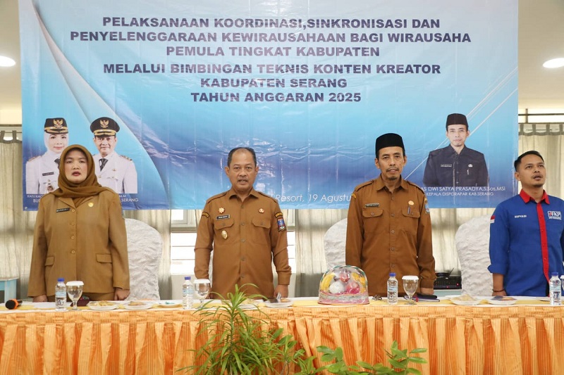 Buka Bimtek, Wabup Serang Dorong Setiap Desa Punya Konten Kreator