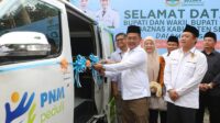 Baznas Serang Terima Bantuan Mobil Ambulans dari PNM
