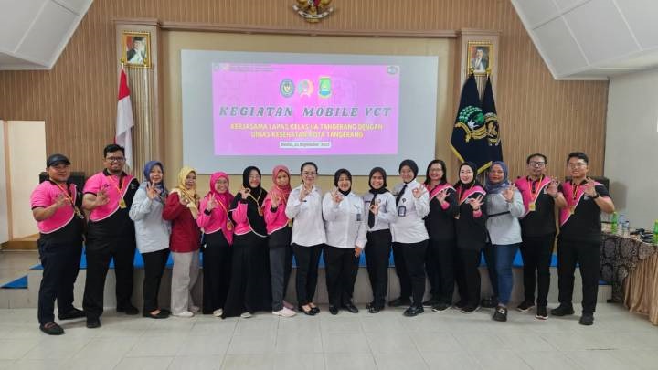 Pemkot Tangerang Gelar Mobile VCT untuk Ratusan Warga Binaan