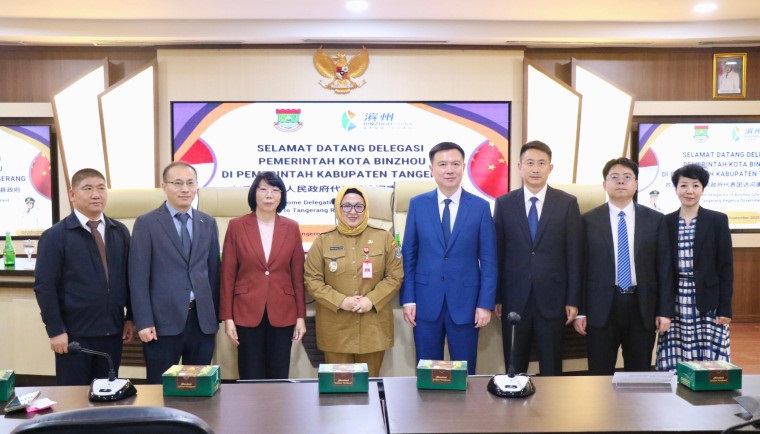 Wabup Tangerang Terima Kunjungan Delegasi dari Tiongkok