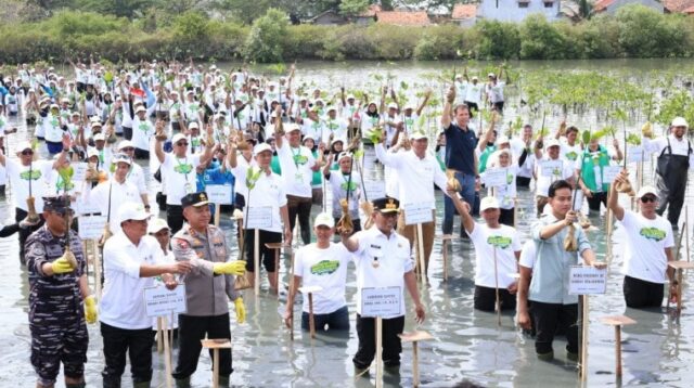 BUPATI DAMPINGI WAPRES Bupati Tangerang Dampingi Wapres Gibran Tanam Mangrove di Ketapang