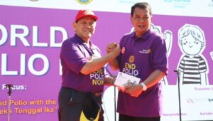BUPATI VAKSIN POLIO Bupati Tangerang Tegaskan Komitmen Tuntaskan Imunisasi Polio